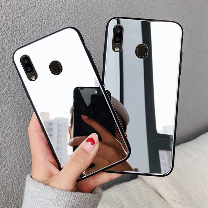 Ốp lưng TPU kiểu gương cho Samsung Samsung A01 A11 A21 A21S A315G A41 A51 A71 A81 A6 A8 A8Plus 2018 M10 M30
