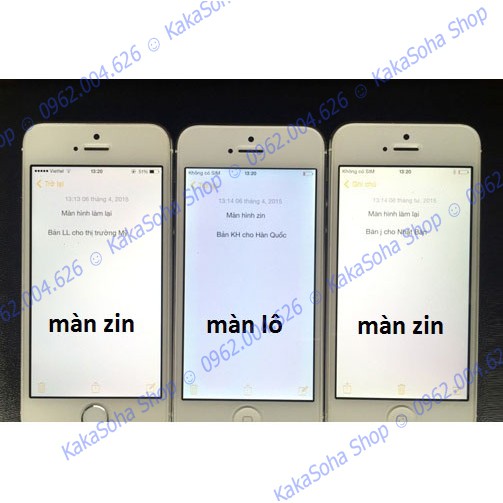 Màn hình iphone 5 zin bóc máy, tặng cường lực, combo Tua vít 1k, Màn hình ip 5 zin chính hãng, miễn phí vận chuyển.