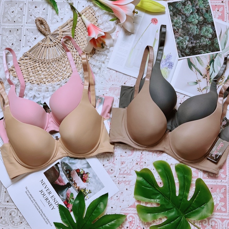 Áo lót nữ định hình BIGSIZE bản to cúp C đệm mỏng có gọng, áo ngực nâng chống chảy xệ, gom ngực che khuyết điểm