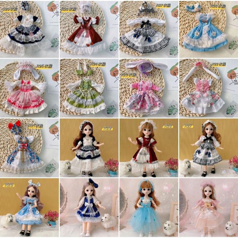 Quần Áo Búp Bê Barbie BJB 30cm Siêu Đẹp