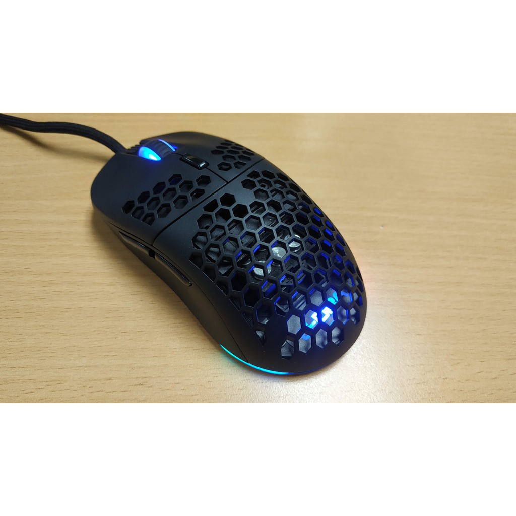 Chuột gaming E-Dra EM618 RGB, Avago 3327, DPI 12400, thay nắp lưng và tạ tùy biến - Hàng chính hãng