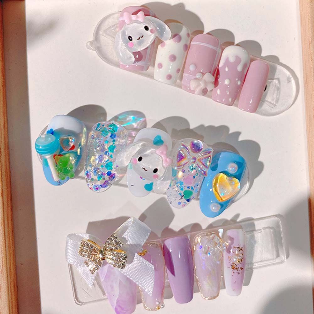 Phụ Kiện Trang Trí Móng Tay Hình Cún Con Dễ Thương