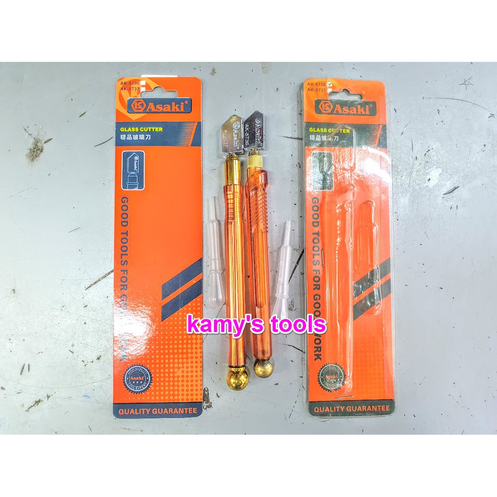 Dao Cắt Kiếng Cắt Kính Gạch Men Asaki Ak-8736 Ak-8737