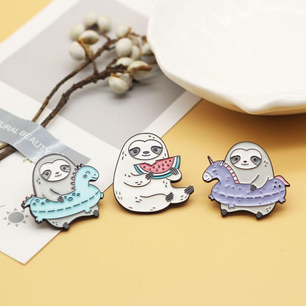 MOCHO Ghim Cài Áo Hình Động Vật Hoạt Hình Đáng Yêu