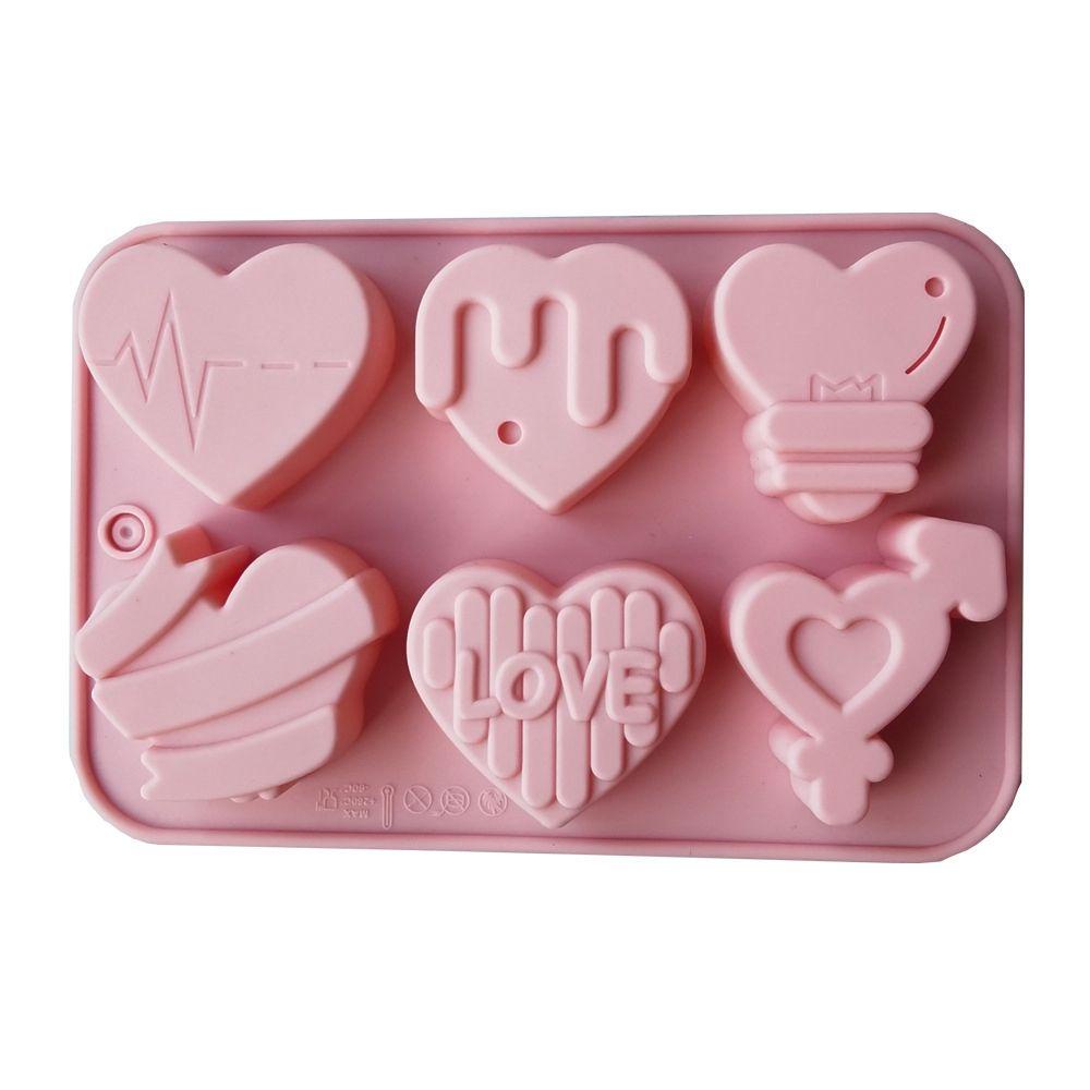 Khuôn Silicone Làm Nến / Sô Cô La / Bánh Kẹo / Quà Valentine