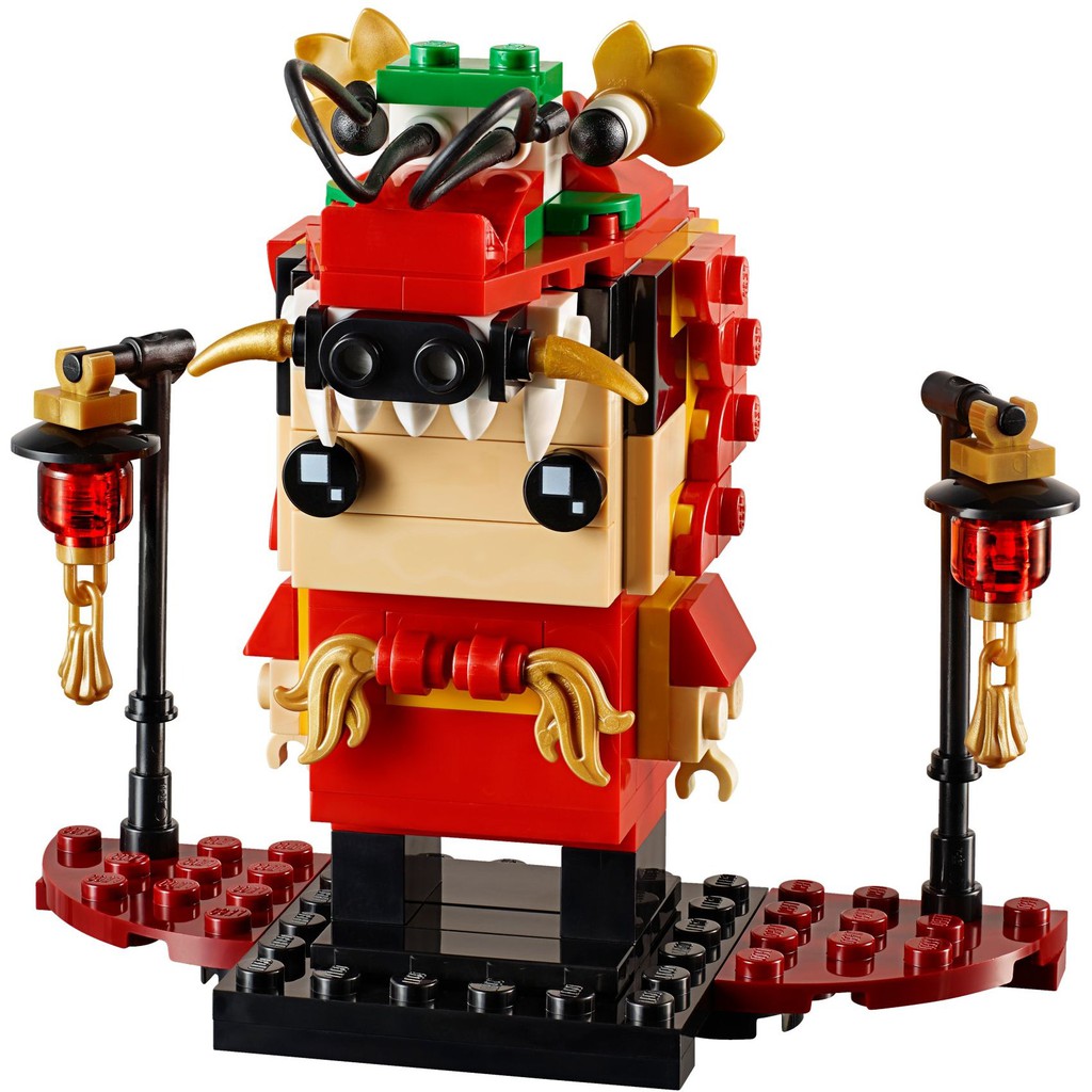 Đồ Chơi Lắp Ráp LEGO Brickheadz 40354 Anh Chàng Múa Rồng (170 chi tiết)