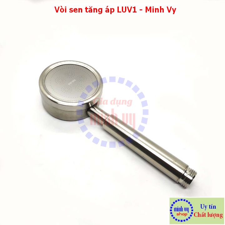 [INOX304] Vòi hoa sen tăng áp - bát sen tắm - tay sen tắm LUV1