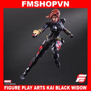 Cao 26 cm mô hình play arts kai marvel black window mô hình play arts kai black widow