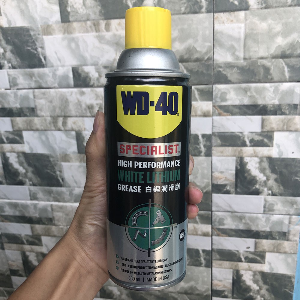 Mỡ bò nước WD-40 White Lithium 360ml