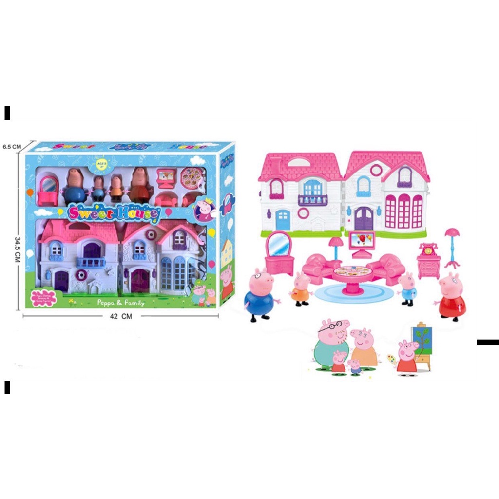 BỘ ĐỒ CHƠI NGÔI NHÀ HEO PEPPA PIGP
