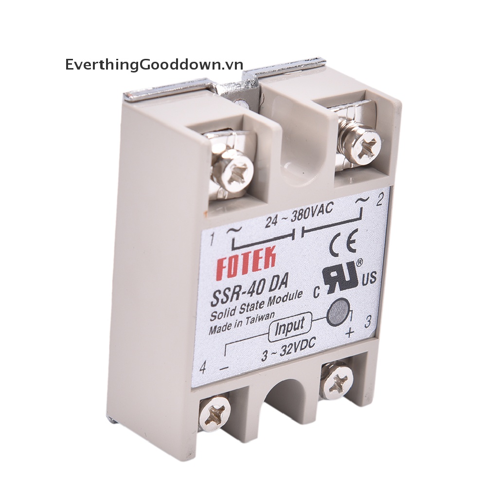 Rơ Le SSR 40A Có Lá Cờ SSR-40DA 40A DC