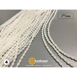 Chuỗi pha lê giọt nước đục cao cấp