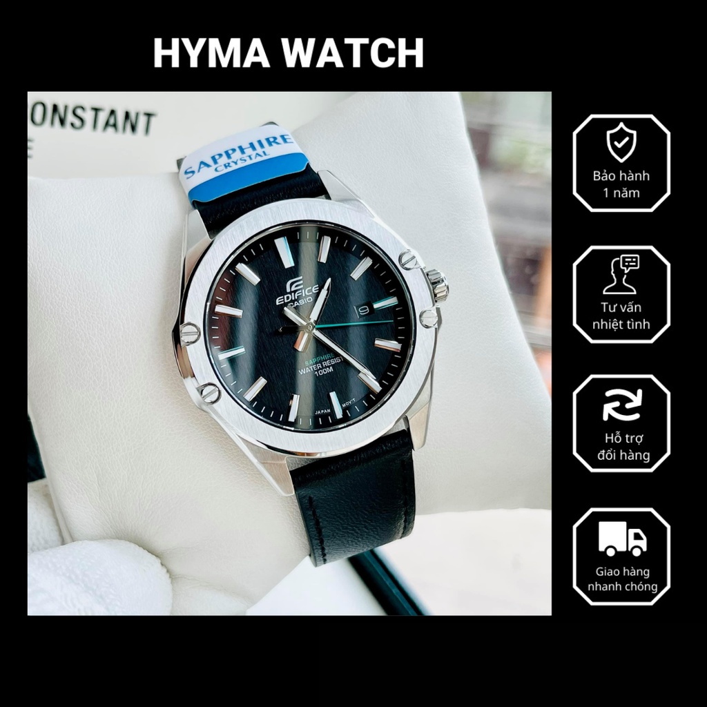 Đồng hồ nam thể thao chính hãng Casio Edifice EFR-S107L-1A Bảo hành 1 năm Hyma watch