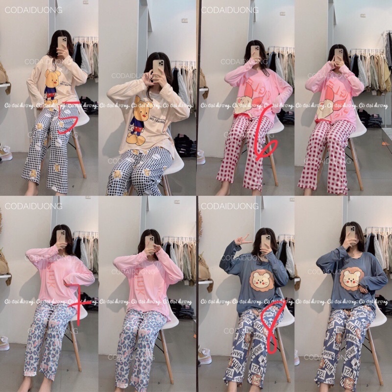 Bộ ngủ cotton giấy