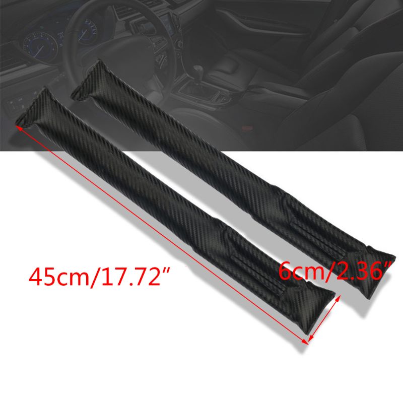 Bộ 2 Đệm Lót Ghế Ngồi Xe Hơi Bằng Sợi Carbon Chống Rò Rỉ Tiện Dụng
