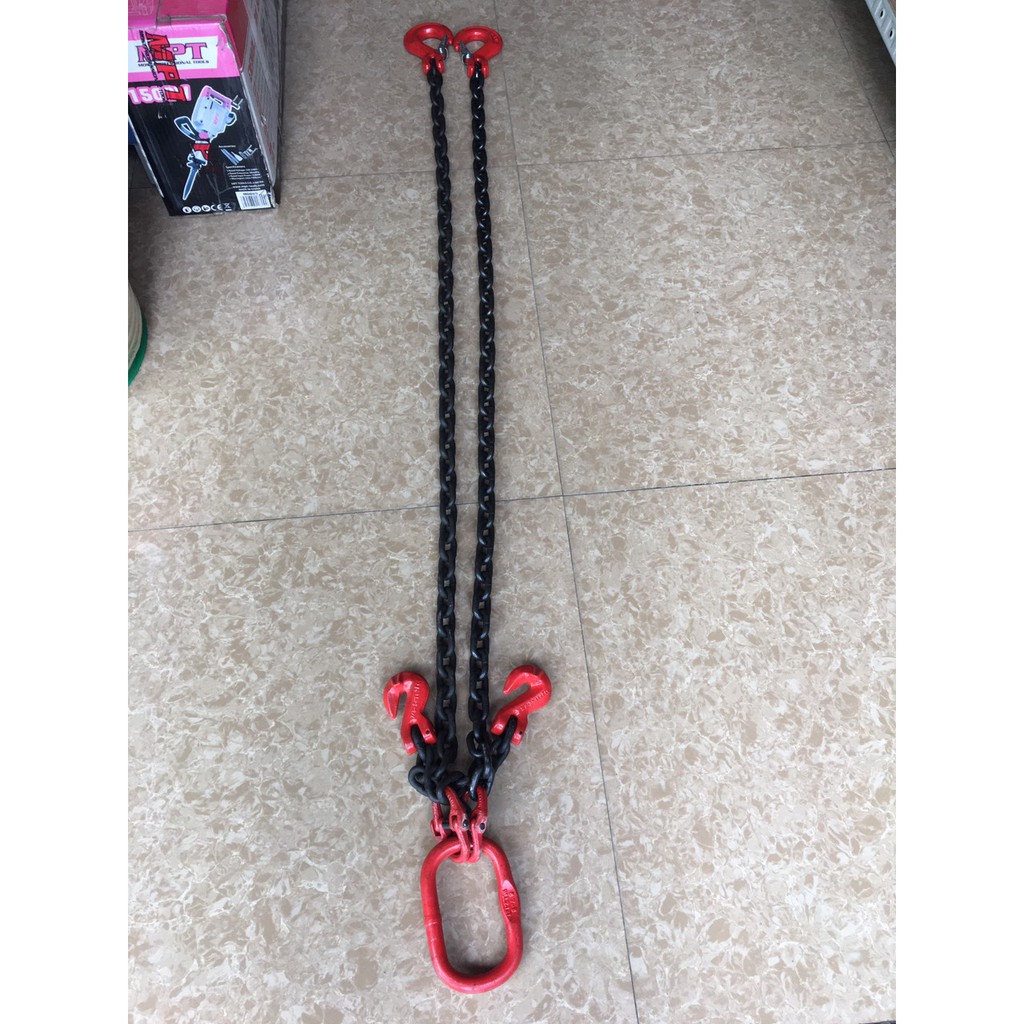 Dây xích cẩu 2 sợi 3 tấn 1m Nhật