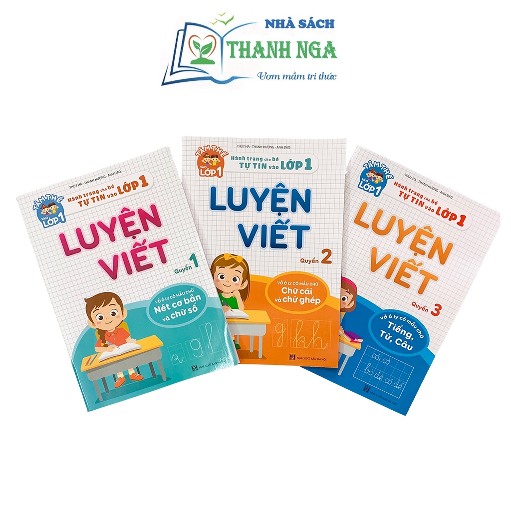 Sách - Bộ 3 luyện viết - Hành trang cho bé tự tin vào lớp 1