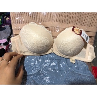 Áo Lót Ren Cài Trước Đệm Dày vừa Gọng nhựa Đi Làm qua cửa từ được