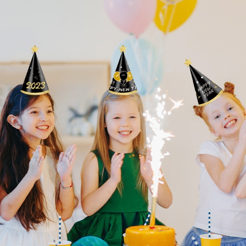 Mũ Giấy Mừng Năm Mới Xinh Xắn Đáng Yêu