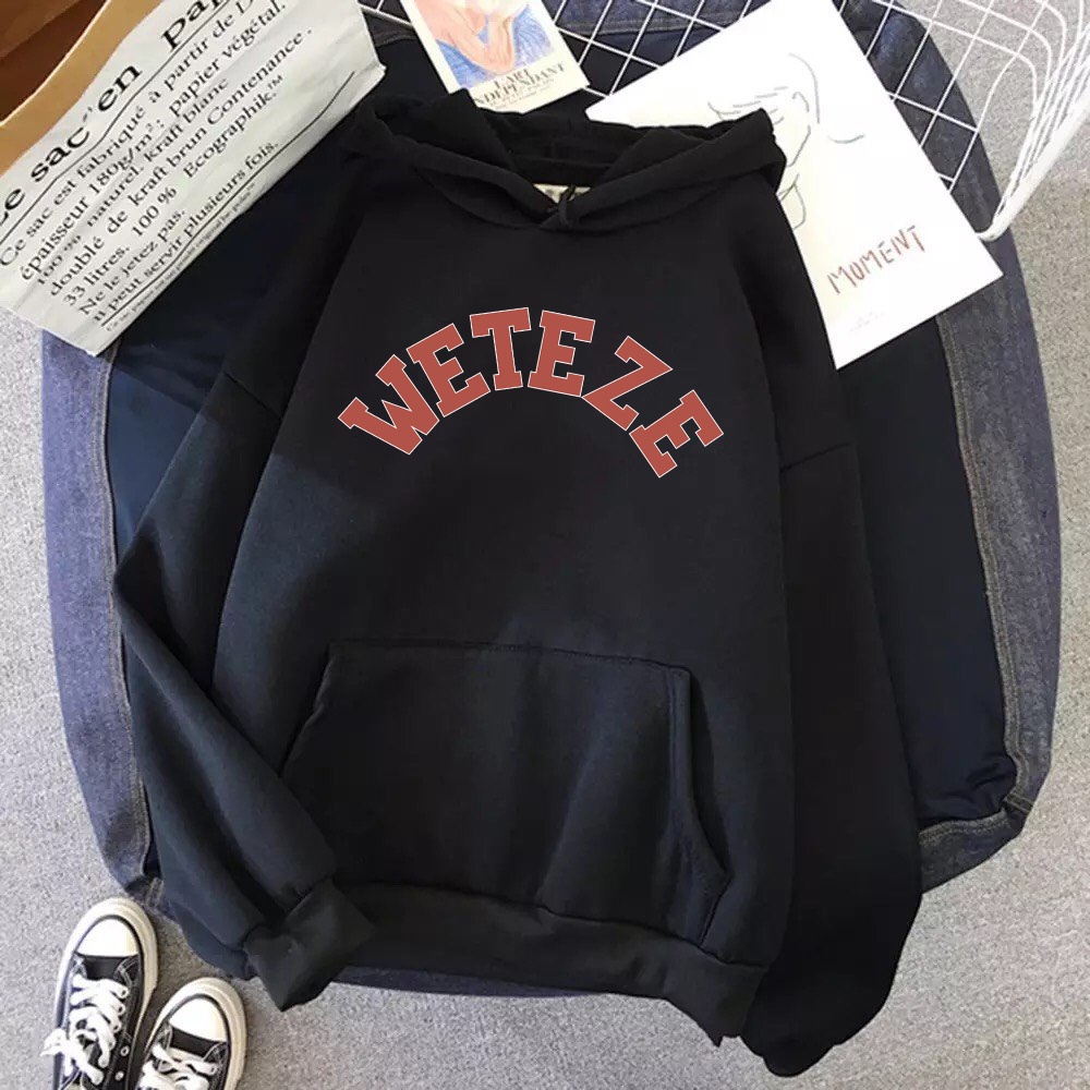 ÁO HOODIE NỈ UNISEX WETEZE CỰC ĐẸP THỜI TRANG BB HOODIE