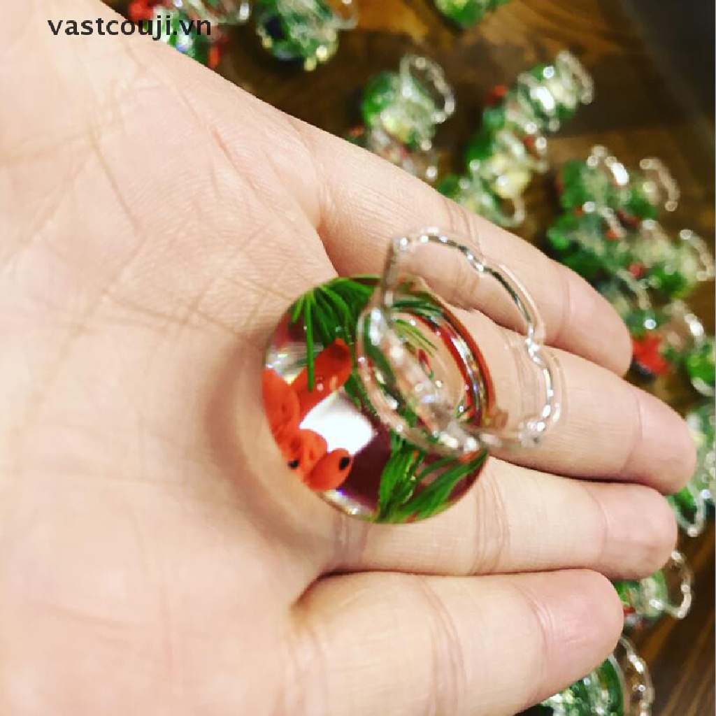 Đồ trang trí Hồ Cá Bằng Kính Thu Nhỏ Trang Trí Nhà Búp Bê
