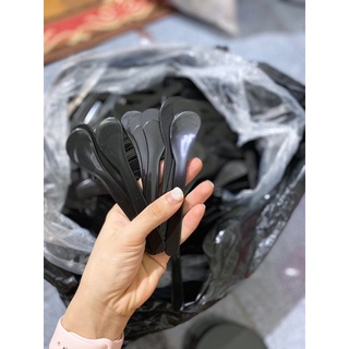 Combo 100 muỗng nhựa lấy kem thìa dài