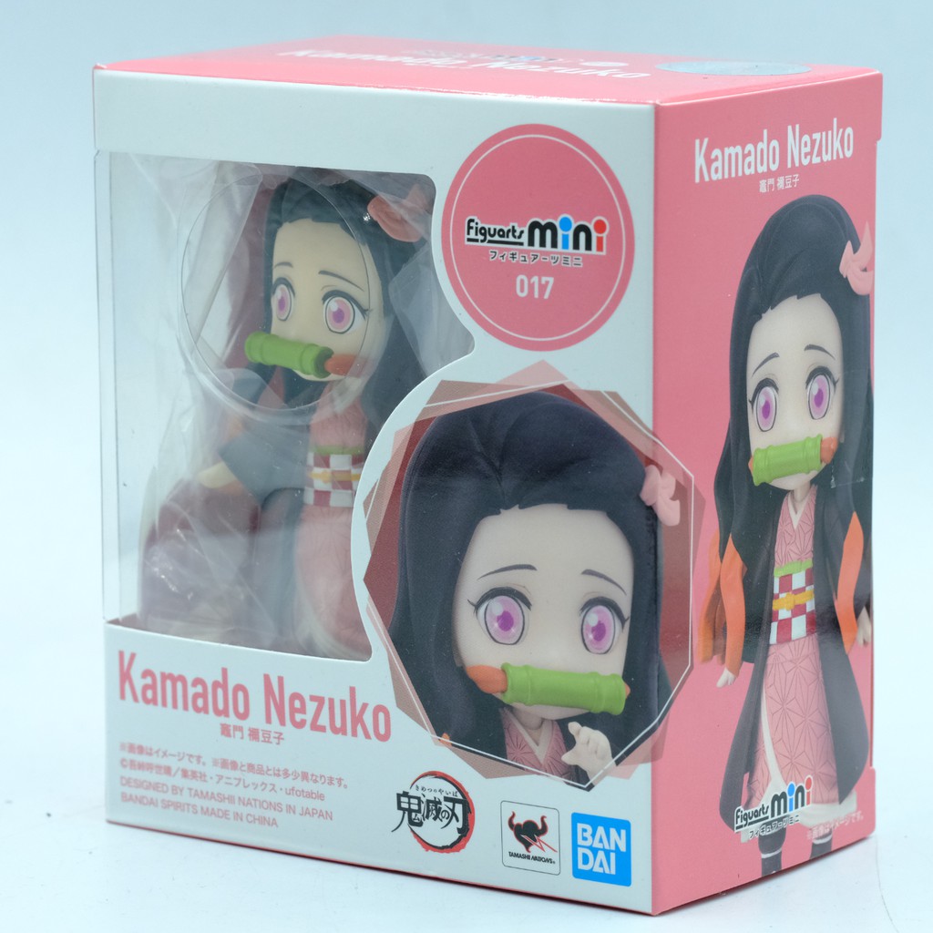 Mô hình Figuarts Mini Kamado Nezuko Chính hãng Bandai Demon Slayer KIMETSU NO YAIBA 017 Hàng new nguyên seal box đẹp