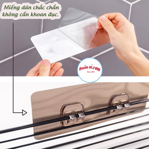 Kệ sắt dán tường hình chữ nhật đựng đồ nhà tắm, nhà bếp sang trọng, hiện đại – 01335 Buôn rẻ | BigBuy360 - bigbuy360.vn