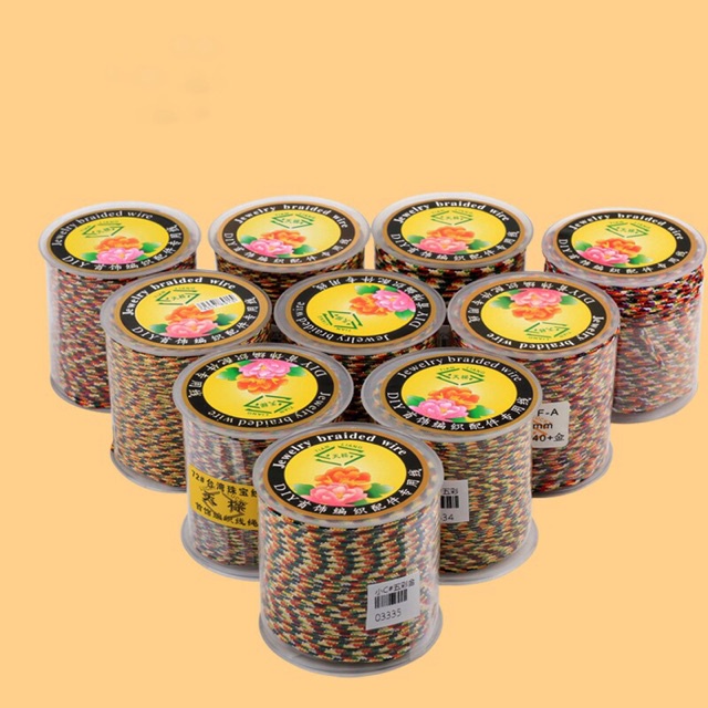 ⚠️ BÁN SỈ ⚠️ Cuộn dây chỉ ngũ sắc kim tuyến tết vòng tay handmade - Loại 1 siêu đẹp TH189