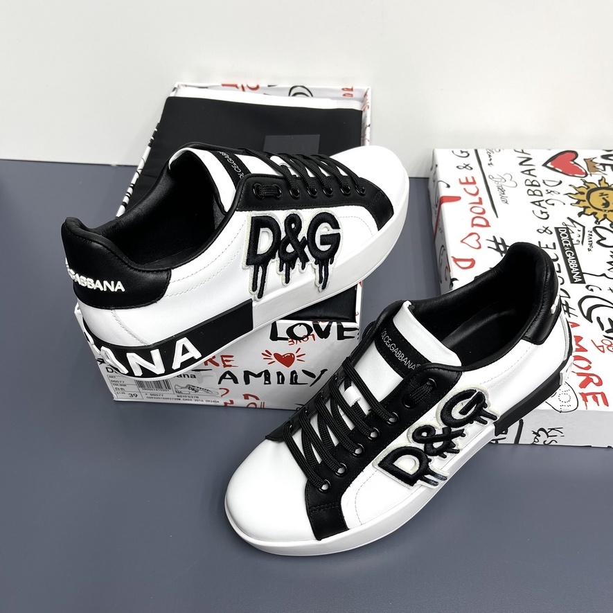 Giày sneaker DG logo chảy LA 2022 on web