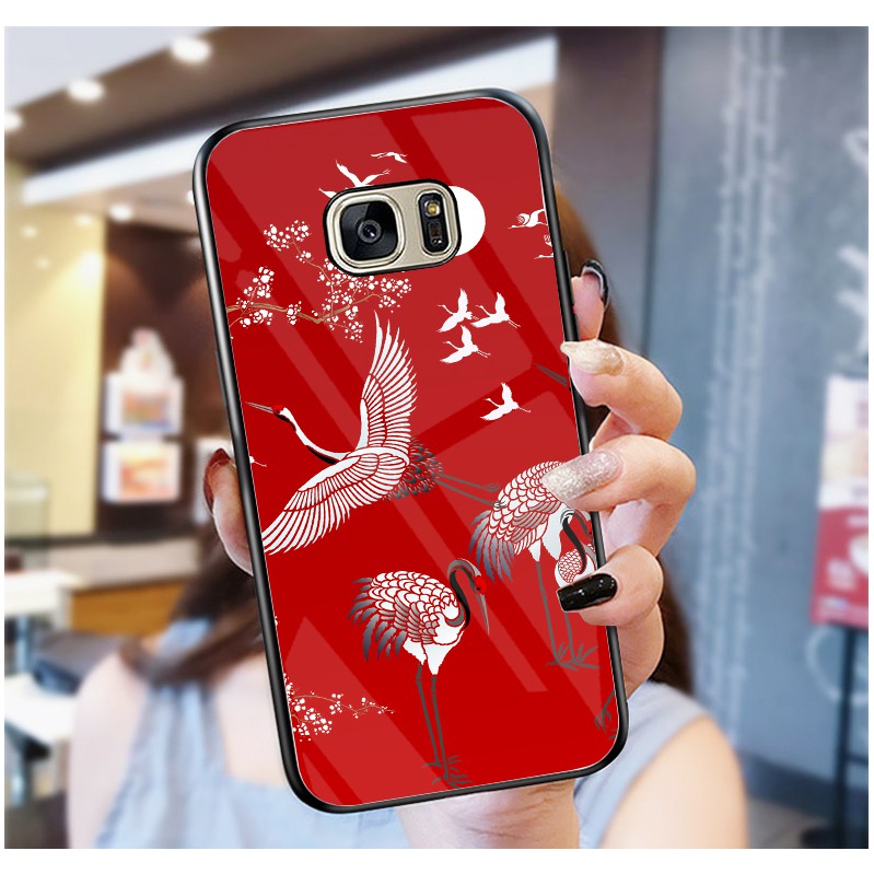 Ốp Lưng SAMSUNG GALAXY S7, S7 EDGE mặt kính cường lực cao cấp