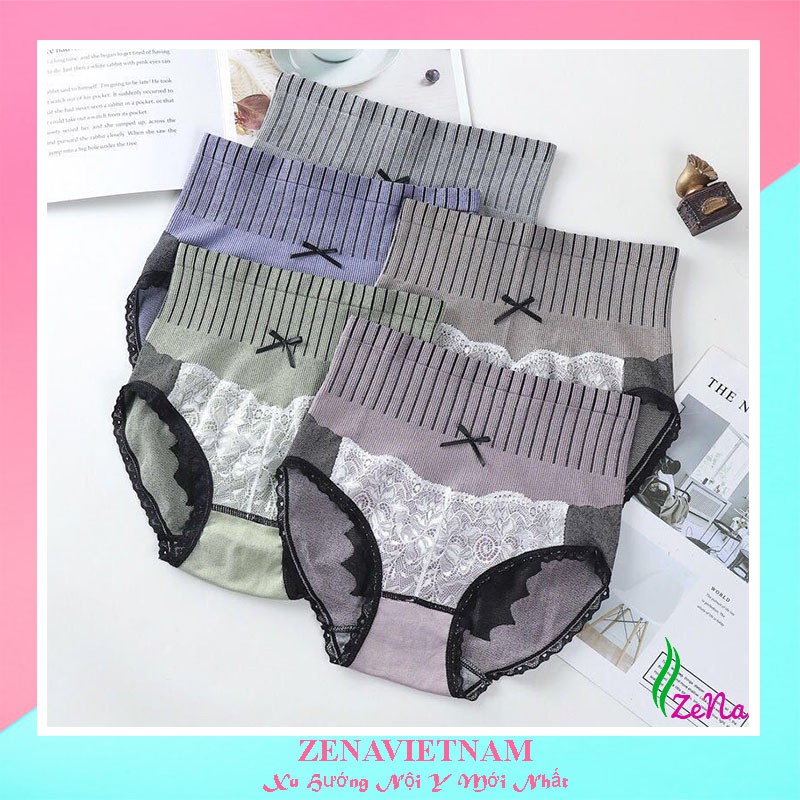 Quần Lót Nữ Cạp Cao Gen Bụng Ôm Sát Eo Làm Phẳng Vùng Bụng ZE007