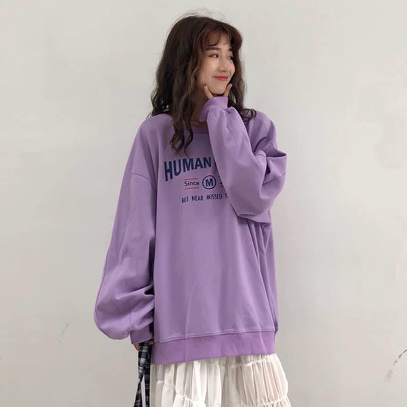 Swt nỉ dày Human Made