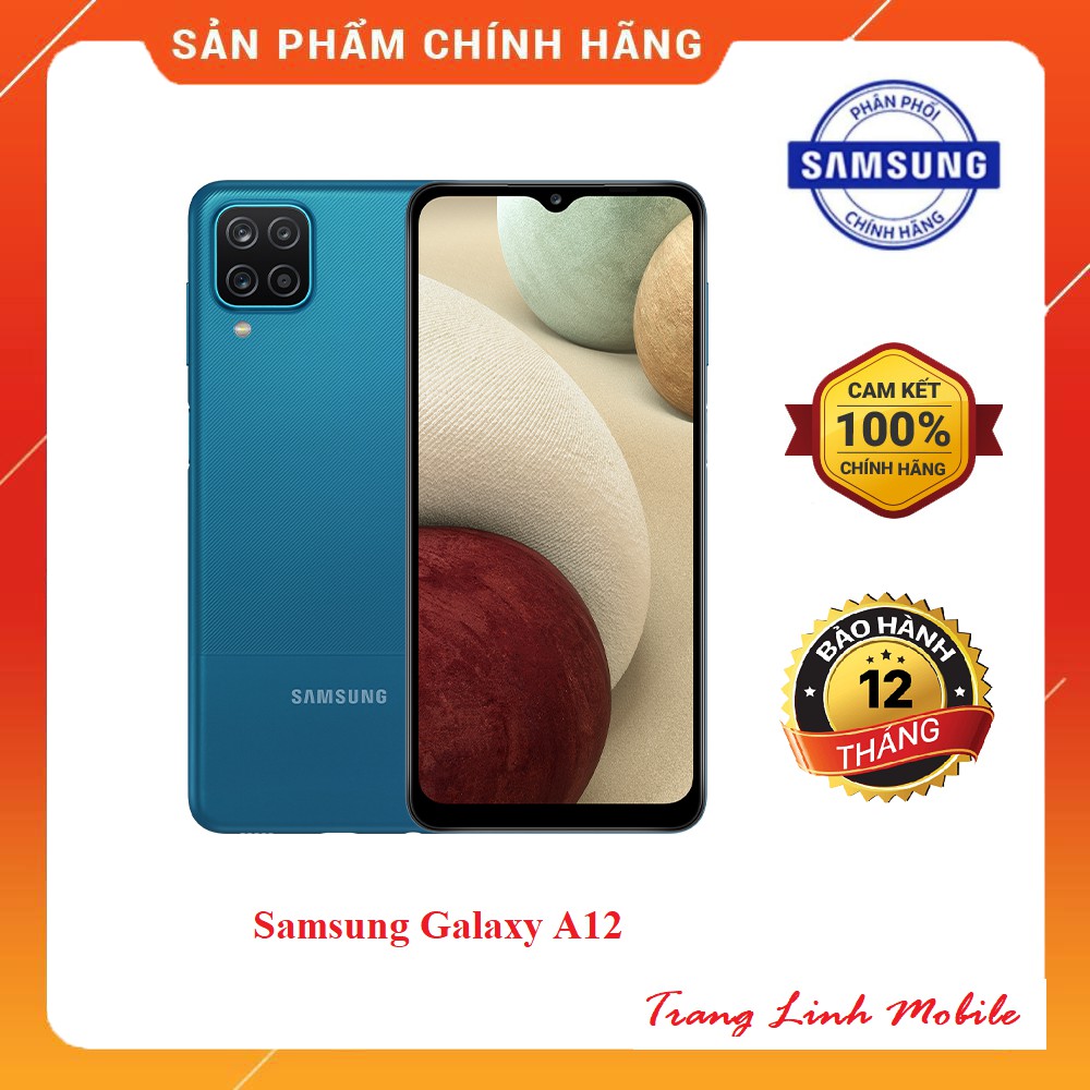 Điện thoại Samsung Galaxy A12 (4GB/128GB) - Hàng chính hãng