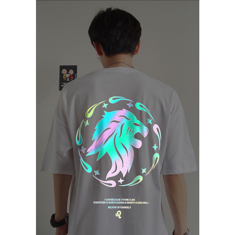 Áo Thun Unisex N7F Tay Lỡ Nam Nữ Form Rộng Phản Quang In Hình Hổ N7F001 | BigBuy360 - bigbuy360.vn