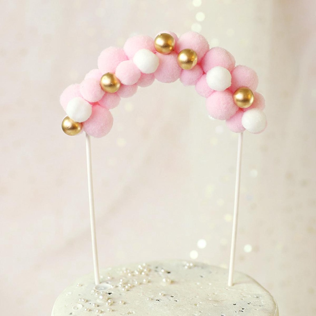 Que Cắm Trang Trí Bánh Kem Hình Đám Mây Sinh Nhật Mềm Mại DIY