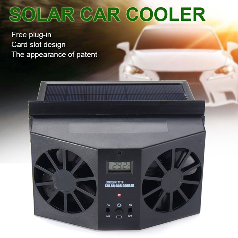 Solar Energy Fan Solar Energy Exhaust Fan Auto Fan Cool Black Technical 
