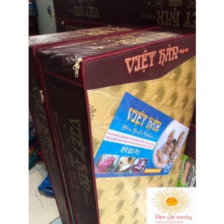 CHỈ GIAO HÀ NỘI - Đệm bông ép Việt Hàn đủ kích thước từ 1m2 đến 1m8