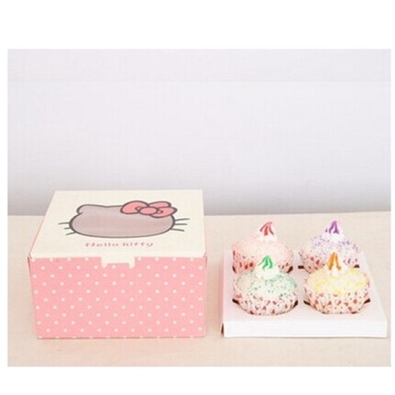 Hộp cupcake Hello kitty