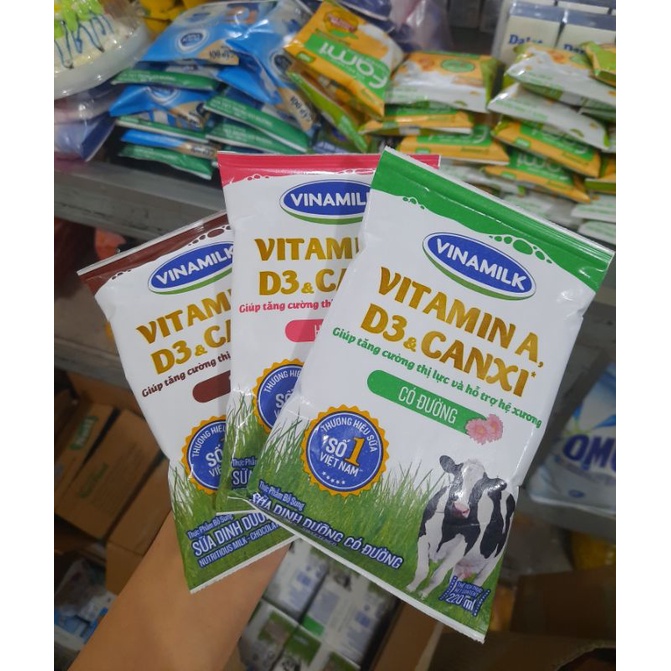 Sữa bịch lẻ*có bán sỉ thùng*(  vinamilk sôcola- dâu-cam,  fami ,  hà lan cao khỏe,  TH true milk, đà lạt milk, MILO ) | BigBuy360 - bigbuy360.vn