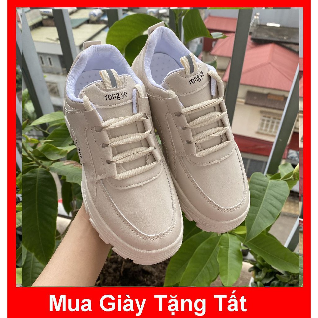 Giày sneakers nữ Rong Ye Rufine kiểu hàn quốc Ulzzang siêu Hot , mới nhất 2020 (Tặng Kèm Tất)