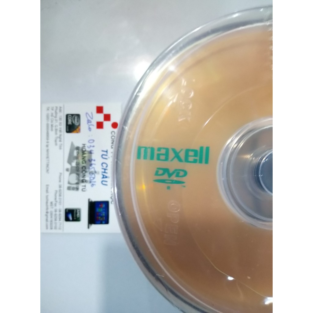 Đĩa trăng DVD-R MAXELL TAIWAN - 16X - 4.7GB - 120MIN _ Lốc 50 cái