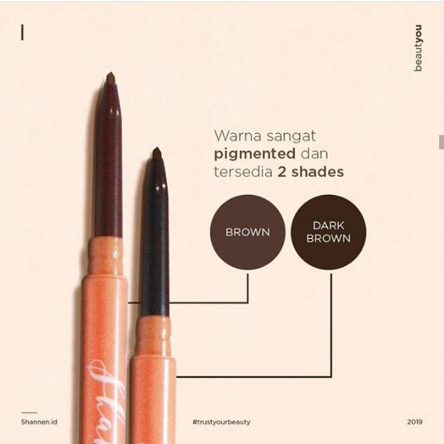 (Hàng Mới Về) Chì Kẻ Lông Mày Shannen Chất Lượng Cao