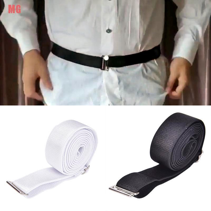 Mg Giá đỡ áo sơ mi nam thời trang có thể điều chỉnh dây đeo thắt lưng in chữ Best Tuck It