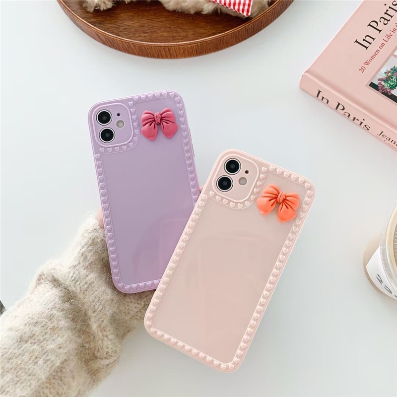 Ốp Lưng Họa Tiết Trái Tim 3d Dễ Thương Cho Iphone 12 12 Pro Max 11 Pro Max 12mini 7 8 6s Plus X Xs Max Xr Se 2020 | WebRaoVat - webraovat.net.vn