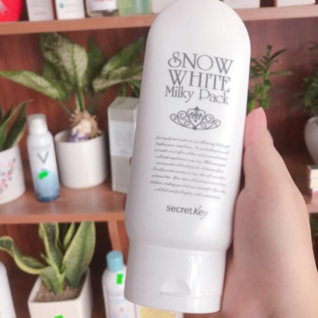 [Đang Sale – FreeShip] Dưỡng Trắng DA MẶT và BODY cao cấp Snow White Milky Pack - da luôn mềm mại, trắng sáng G115