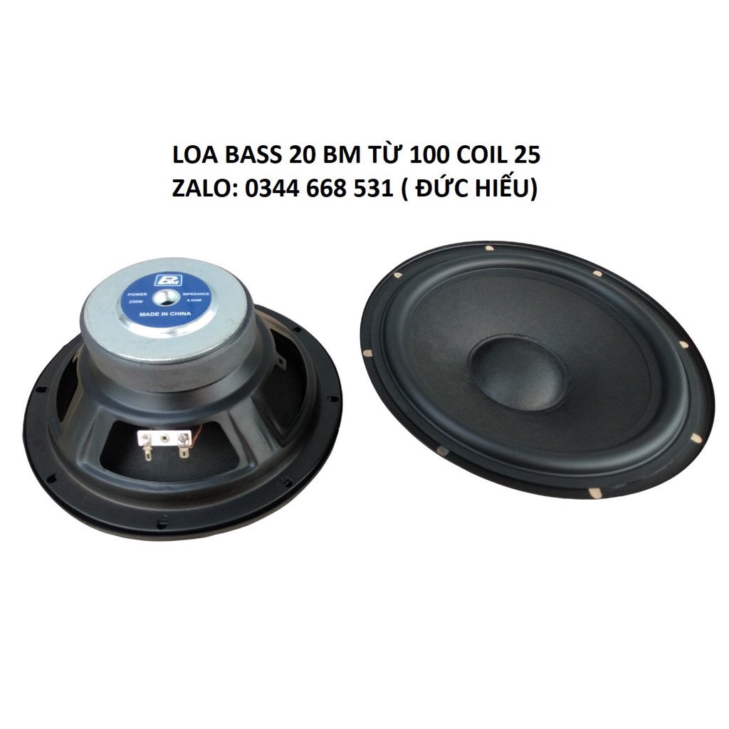 1 CỦ LOA BASS 20 BM PAUDIO TỪ ĐƠN 100 COIL 25-HÀNG CHÍNH HÃNG