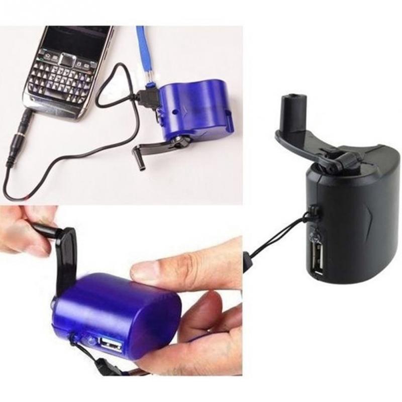 Bộ sạc điện thoại USB cầm tay có đèn tiện dụng