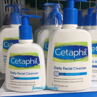 [Hàng USA] Sữa rửa mặt dịu nhẹ Cetaphil Daily Facial Cleanser (237ml và 473ml)