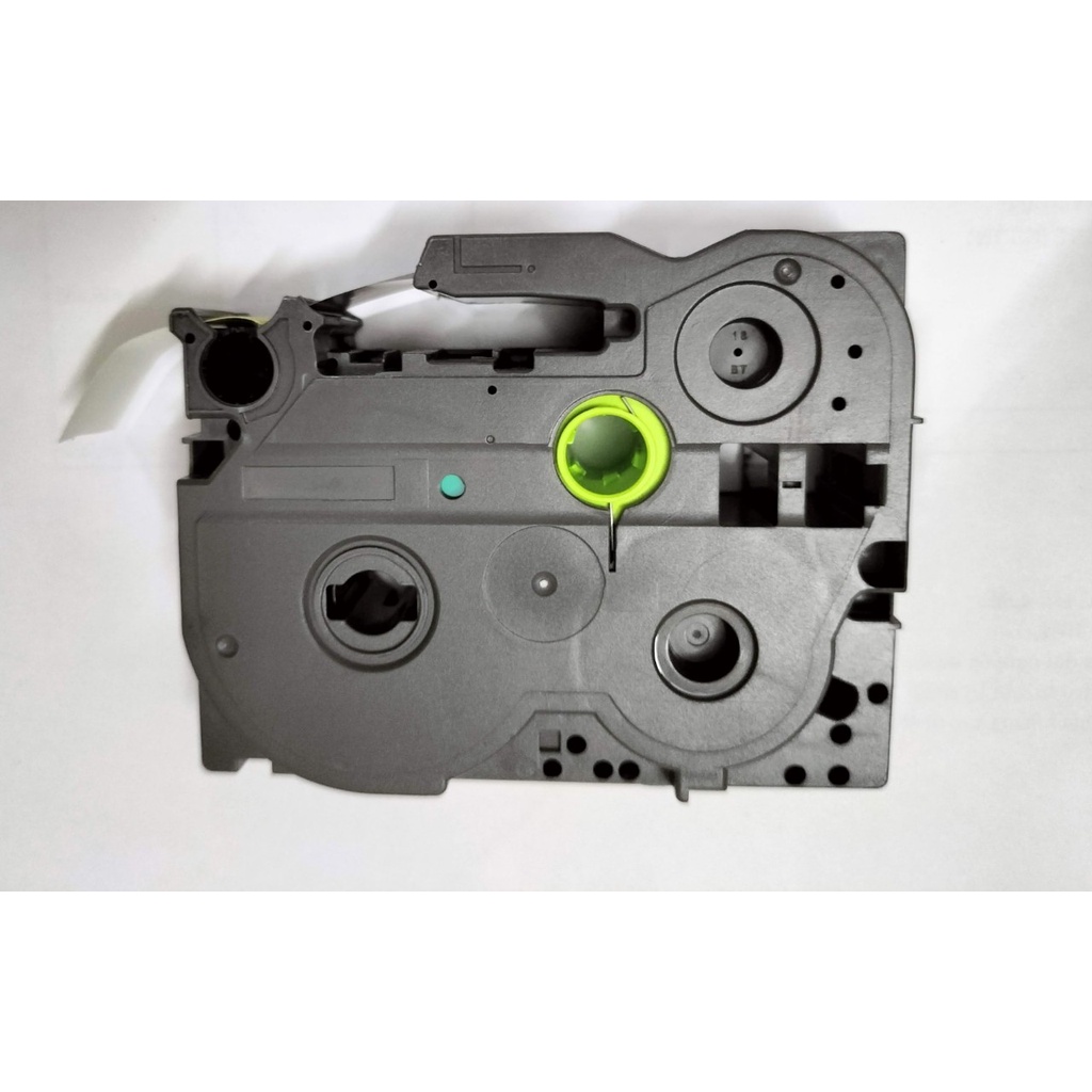 Nhãn in LB - 641 dành cho máy Brother P- Touch – CHỮ ĐEN NỀN VÀNG khổ rộng 18mm*8m